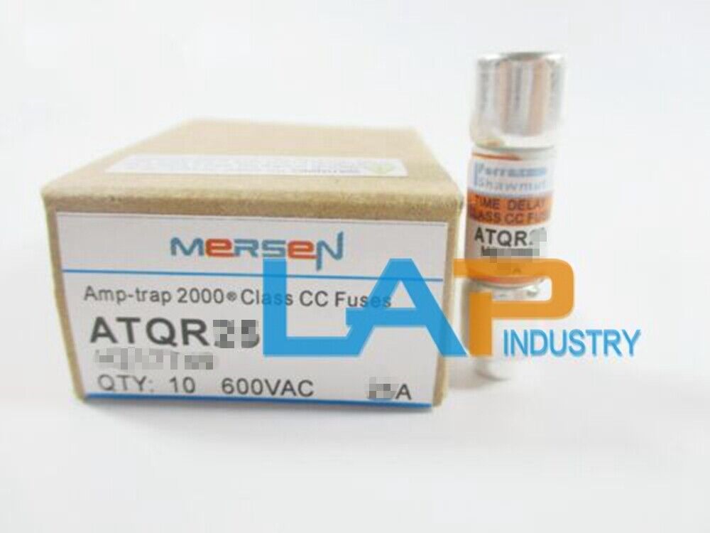 10Pcs Ferraz Shawmut ATQR1 1A Fuse - 600VAC - FERRAZ SHAWMUT