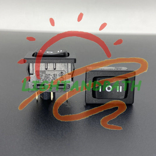 2PCS For DEFOND CRT-1215-Y 15A 125VAC Rocker Power Switch Push switch