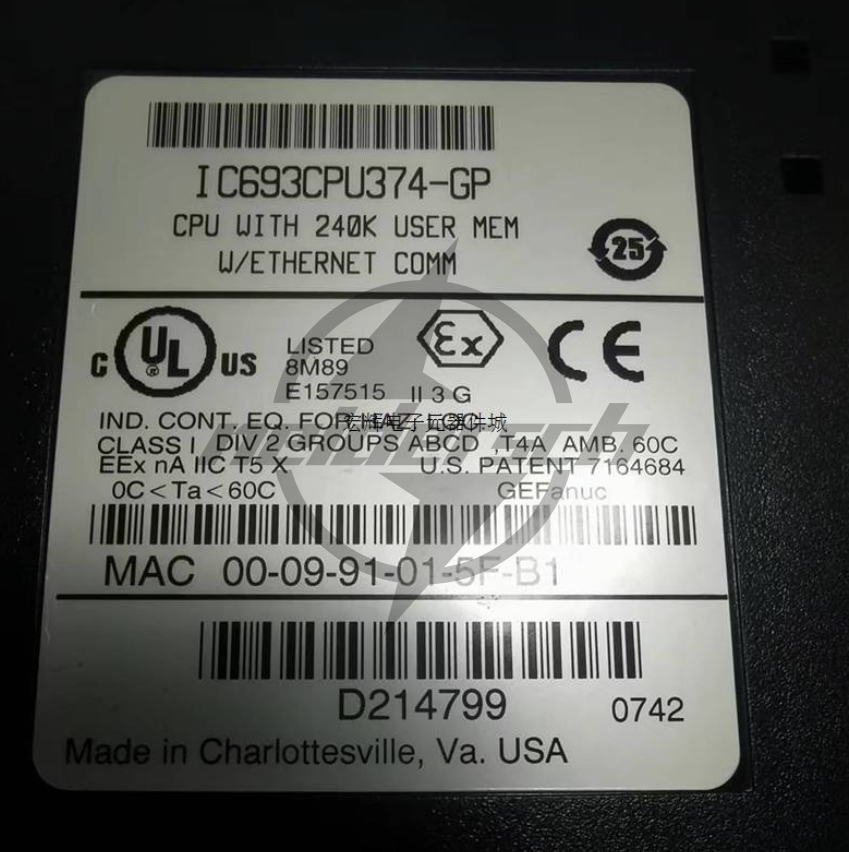 Used GE Fanuc IC693CPU374-GP Module - GE FANUC
