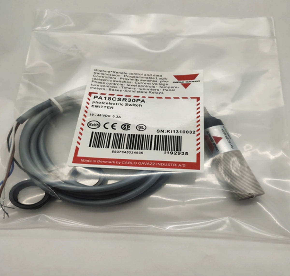 CARLO GAVAZZI PA18 CSR30 PA Photoelectric Switch - CARLO GAVAZZI