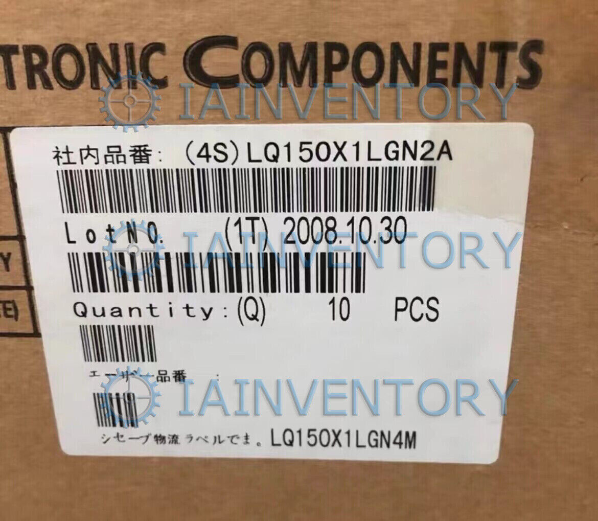 1PC NEW LQ150X1LGN2A 15.0" Sharp 1024x768 LCD Screen Panel | 15-inch LCD Display | 1024x768 Resolution | USB-C 2.0 Output | Black | 100% Contrast | 160Hz Refresh Rate | 1920x1080 Supported | 1 Year Warranty - SHARP