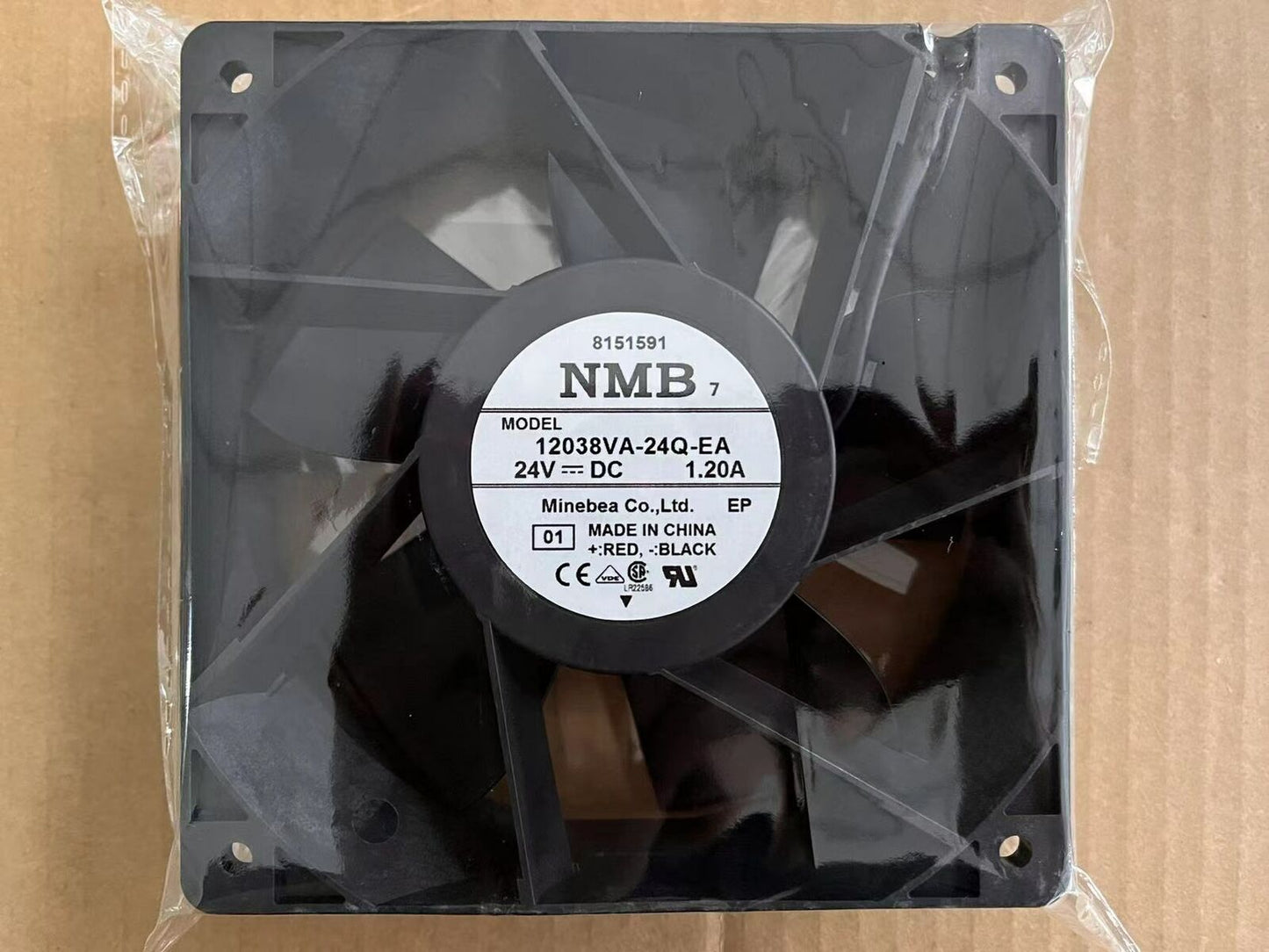 new 1PC NMB 12038VA-24Q-EA 24V 1.20A 12CM 12038 2-wire cooling fan