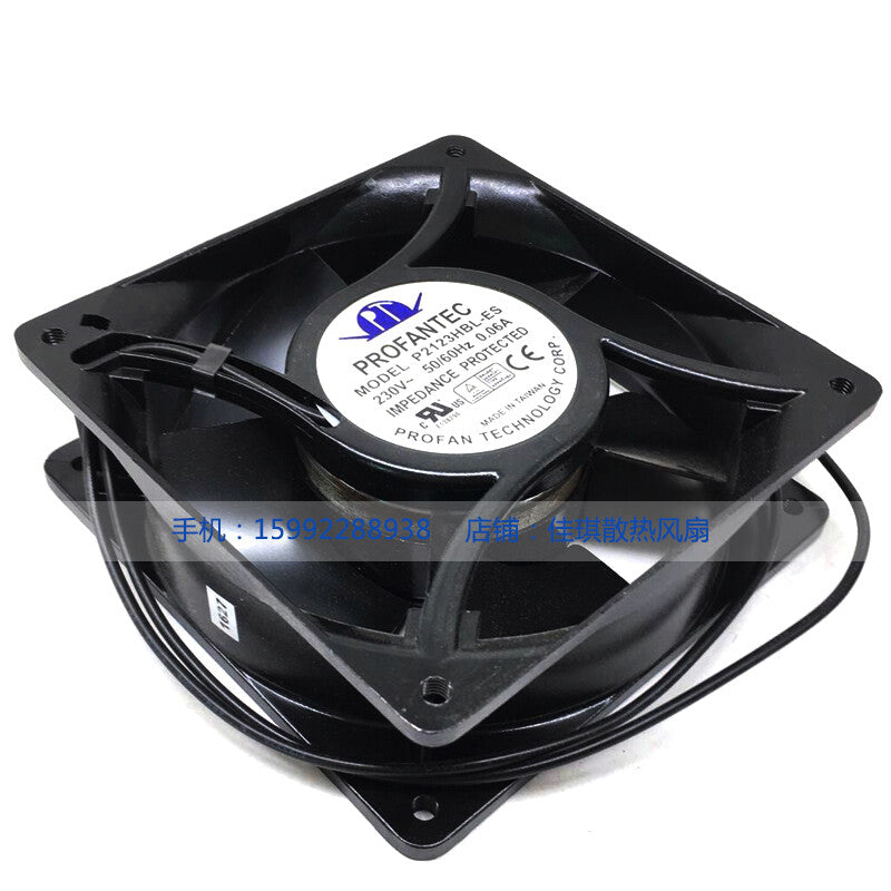 1pcs PROFAN P2123HBT-ES 12CM 12038 230V Axial Cooling Fan