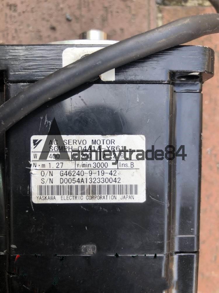 used 1PCS YASKAWA SGMPH-04A1A-YR61 AC SERVO MOTOR