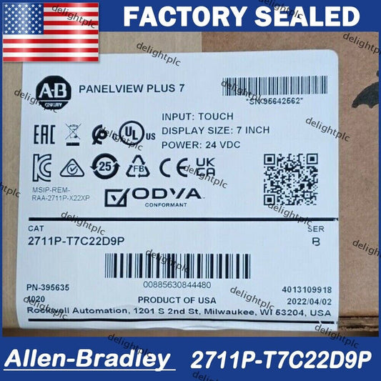 Sealed Box Allen Bradley 2711P-T7C22D9P PanelView Plus 7 Performance - ALLEN BRADLEY