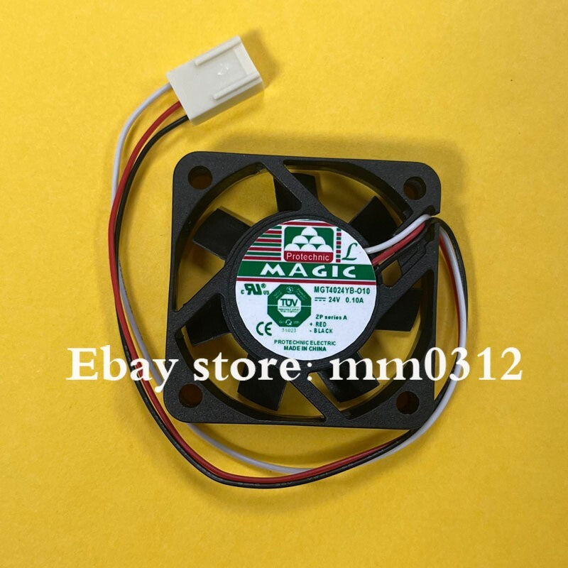 1pcs MAGIC MGT4024YB-O10 4010 24V 0.10A 4CM 3-Wire Inverter Cooling Fan