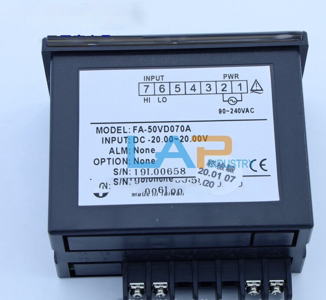 1PCS CONCH FA-50VD070A Digital Tachometer & Voltmeter - CONCH