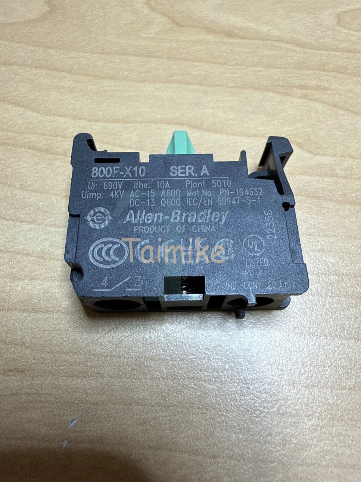 ! Allen Bradley 800F-X10 Contact Block Module