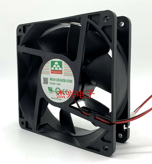Protechnic MGA12024ZB-O38I 12CM 24V 0.8A 120*120*38MM Ball Fan