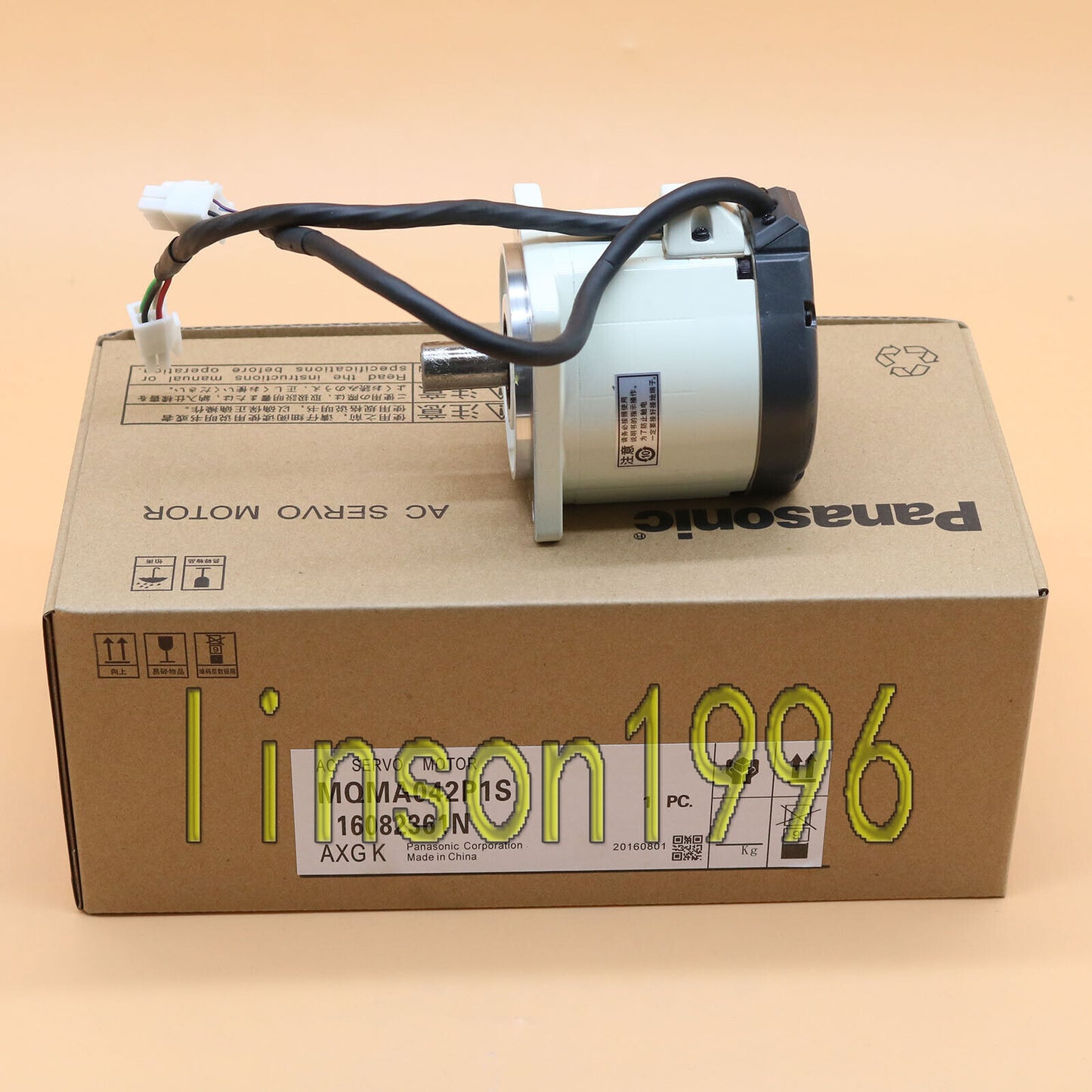 Panasonic AC Servo Motor MQMA042P1S, 1 Year - PANASONIC