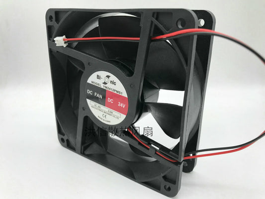 1pcs Bi-onic YM2412PMS1 12038 DC24V 0.34A 0. Axial cooling fan