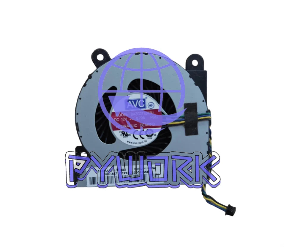 1Pcs BAZC0712R2U P0120 12V 0.70A Turbo Cooling Fan