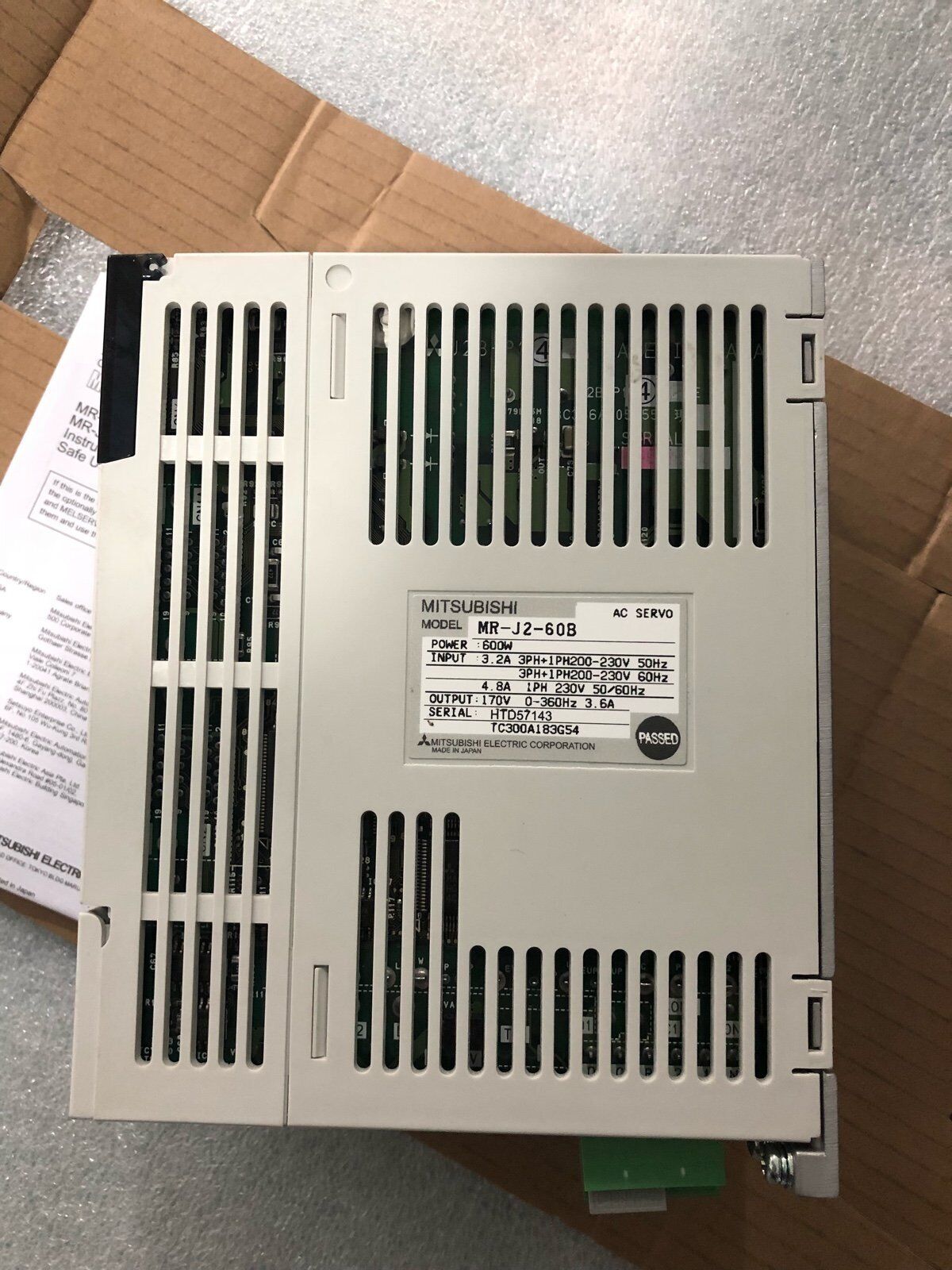 Mitsubishi MRJ260B Servo Drive Module - MITSUBISHI