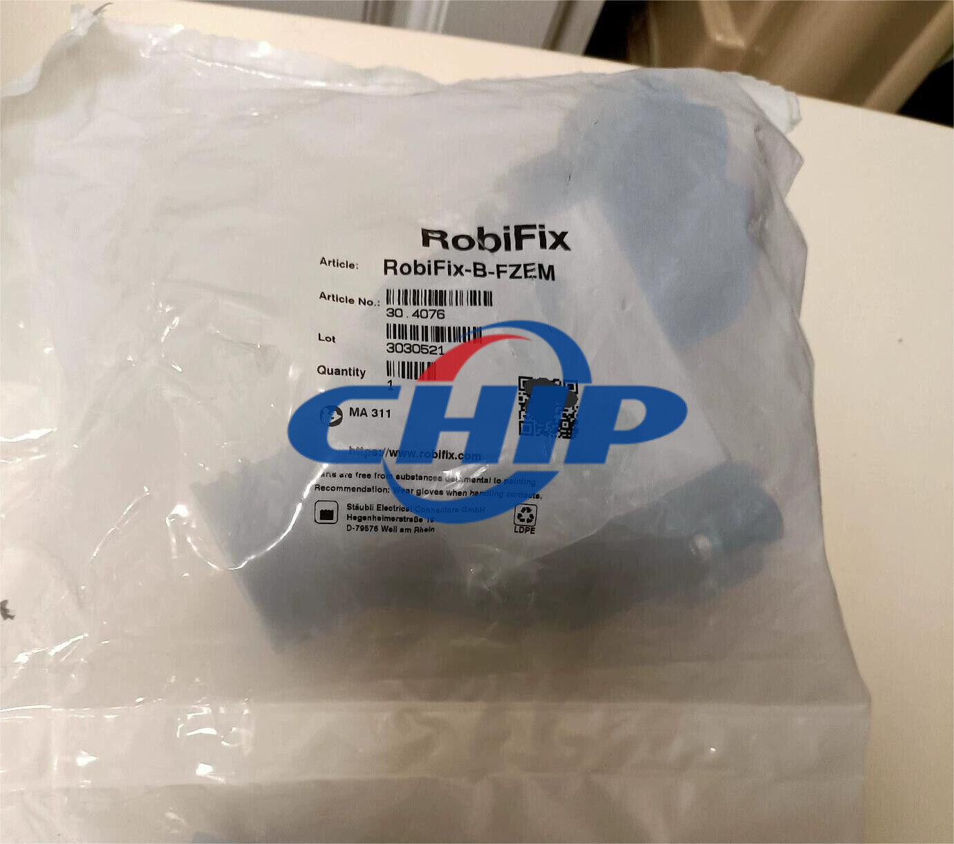 new ROBIFIX RobiFix-B-FZEM 30.4076 IN BAG ./UPS