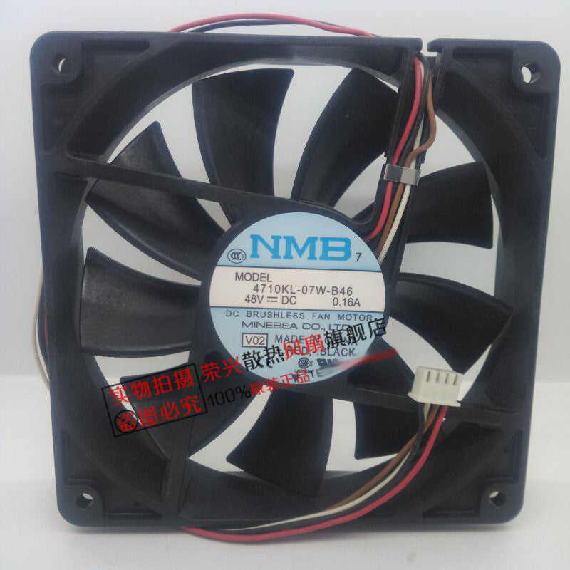 NMB 4710NL-07W-B46 12025 48V 0.16A 12CM inverter fan