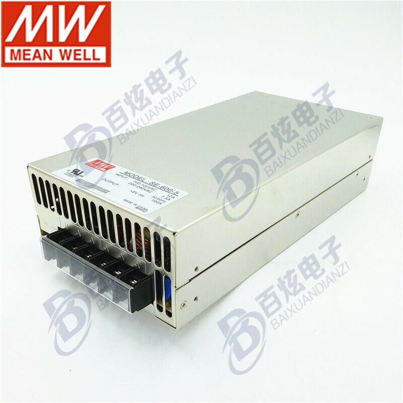 new 1 pcs MEAN WELL SE-600-5 600W 5V 100A power supply