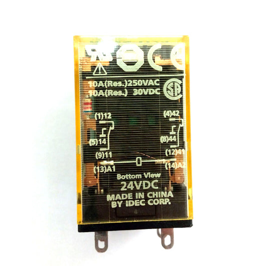 10-Piece IDEC Relay RU2S-D24 24VDC Power Relay - IDEK