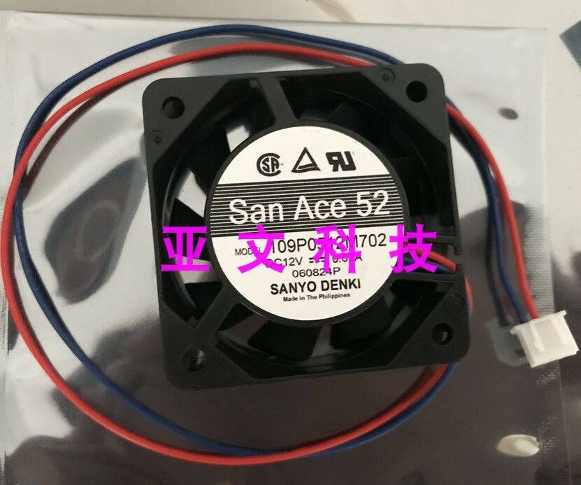 1pcs SANYO 109P0512M702 12V 0.07A 5015 5cm axial flow fan