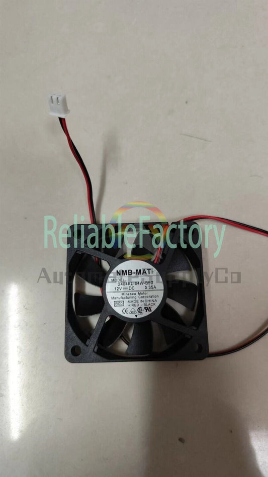 1 pcs NMB Fan 2404KL-04W-B50 DC 12V 0.35A 6010 6 CM 2 Wire Cooling Fan