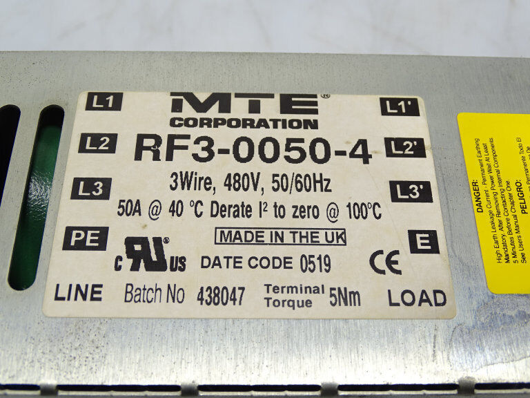 MTE RF3-0050-4 FILTER | High-Efficiency UV, Blue Light, and IR Preventing Filter for Professional Use - MTE