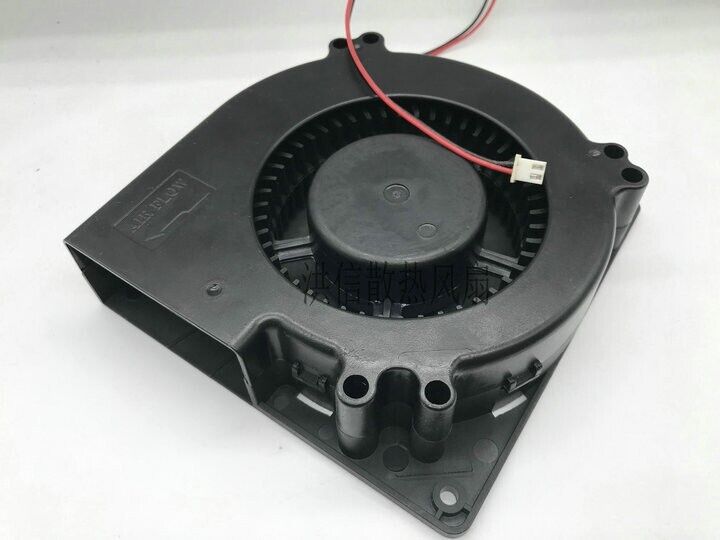 S&T Turbo Blower SFL1232S1A DC12V 0.21A 12CM 2 Pin Cooling Fan - S&T