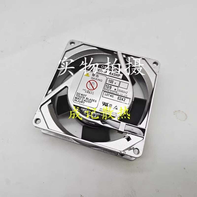 OMRON R87F-A1A93HP 100V 10/9W 92*25MM Aluminum Frame AC Fan