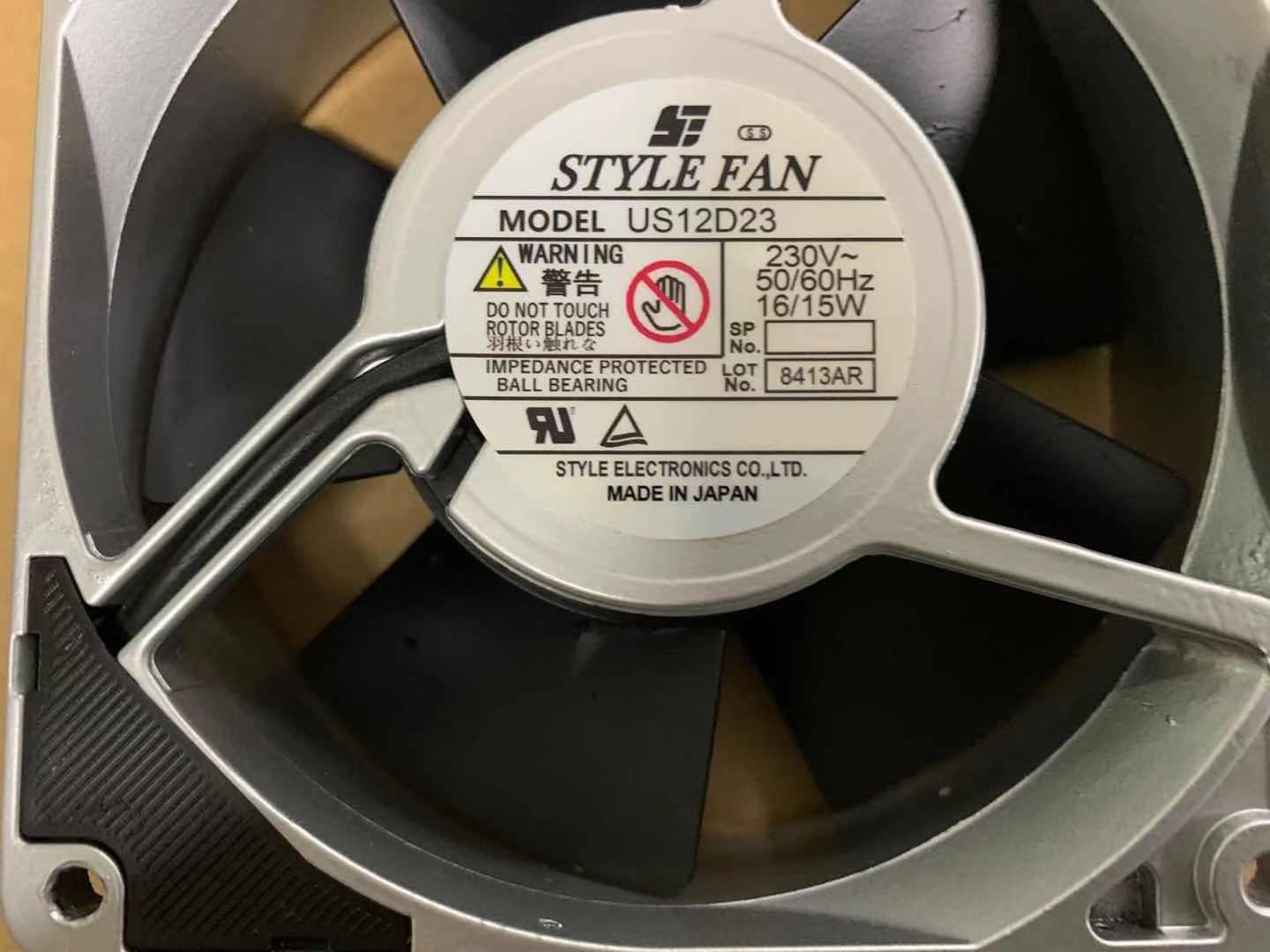 new US12D23 12038 230V 16 15W aluminum machine cooling fan for STYLE FAN - STYLE FAN