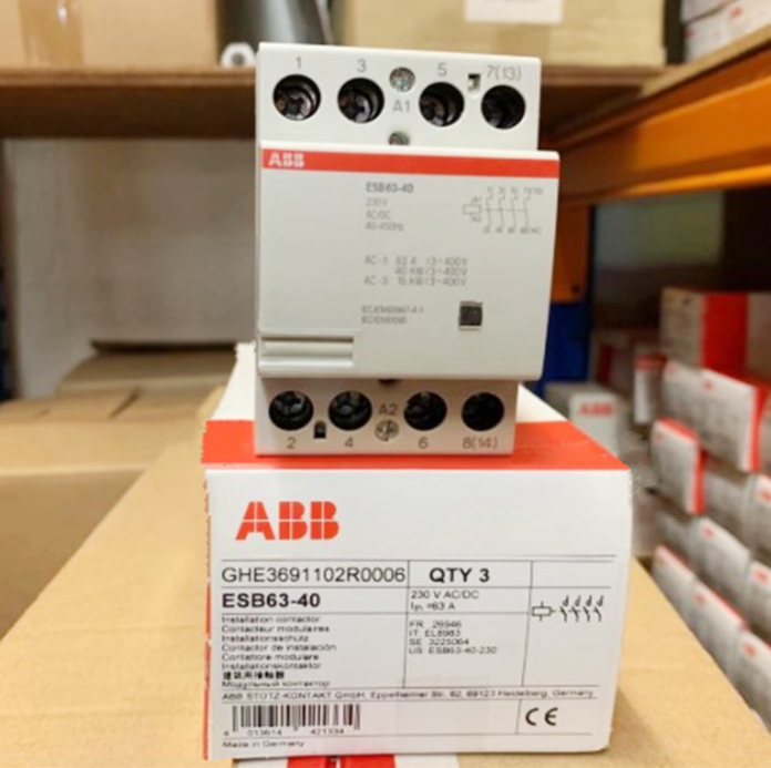 new 1PC ABB ESB63-40 GHE3691102R0006 230VAC/DC Contactor 4NO - ABB