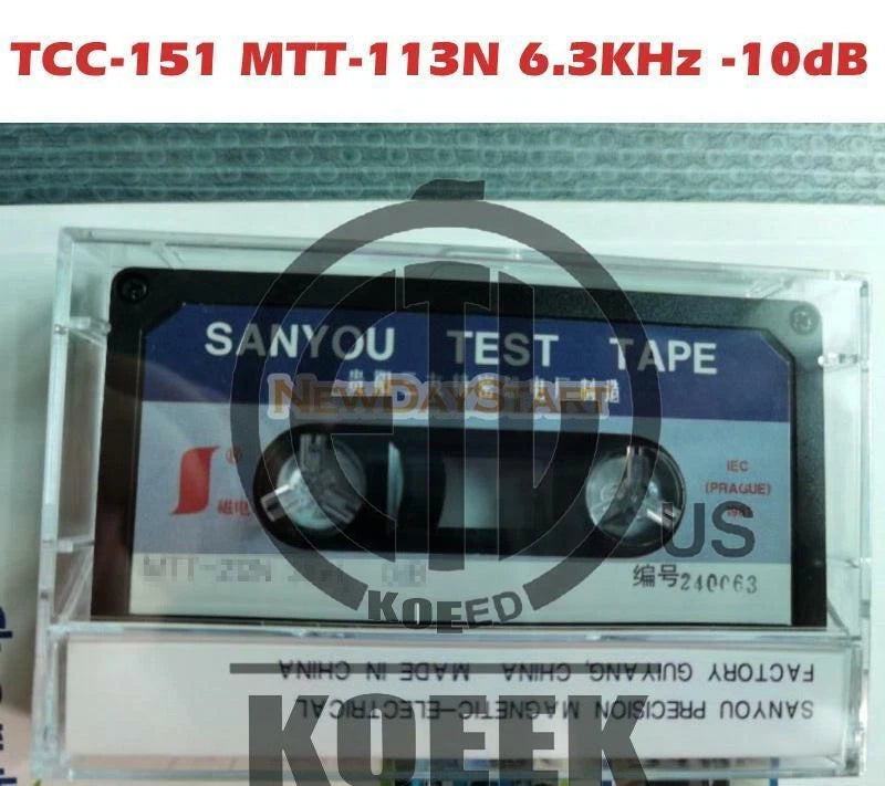 1pc Test Tape Replace For TCC-151 MTT-113N 6.3KHz -10dB #ko