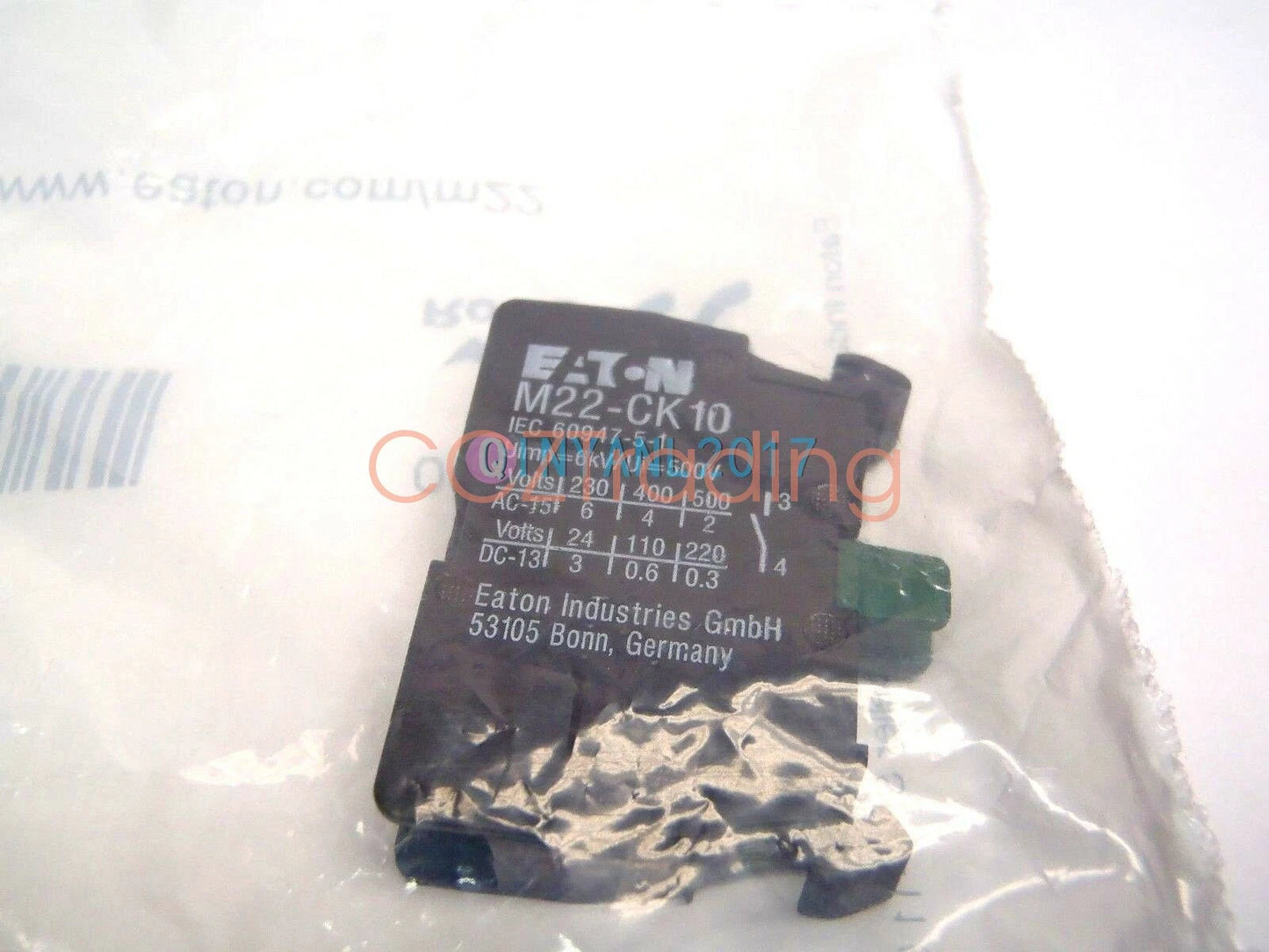 1PC Eaton M22-CK10 M22CK10 Normally Open Switch Contact
