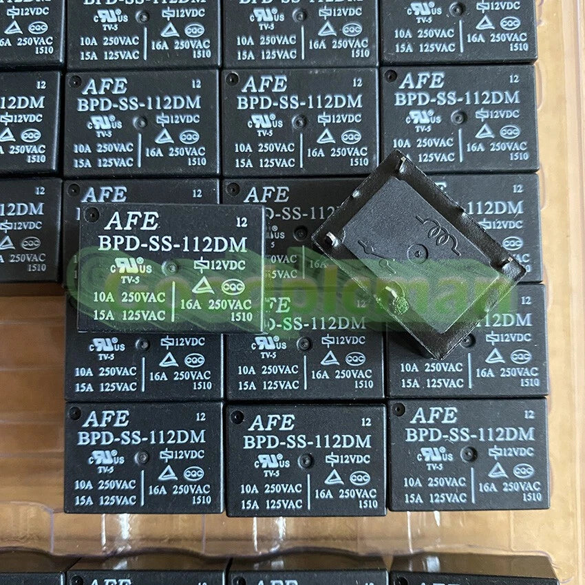 10Pcs AFE BPD-SS-112DM Power Relay 4 Pins Replace HF7520 012-HSTP G5CA-1A-E 12V