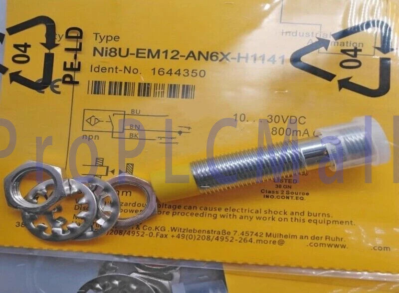 1PCS TURCK Proximity Switch Ni8U-EM12-AN6X-H1141 10-30 VDC 200mA 8mm!