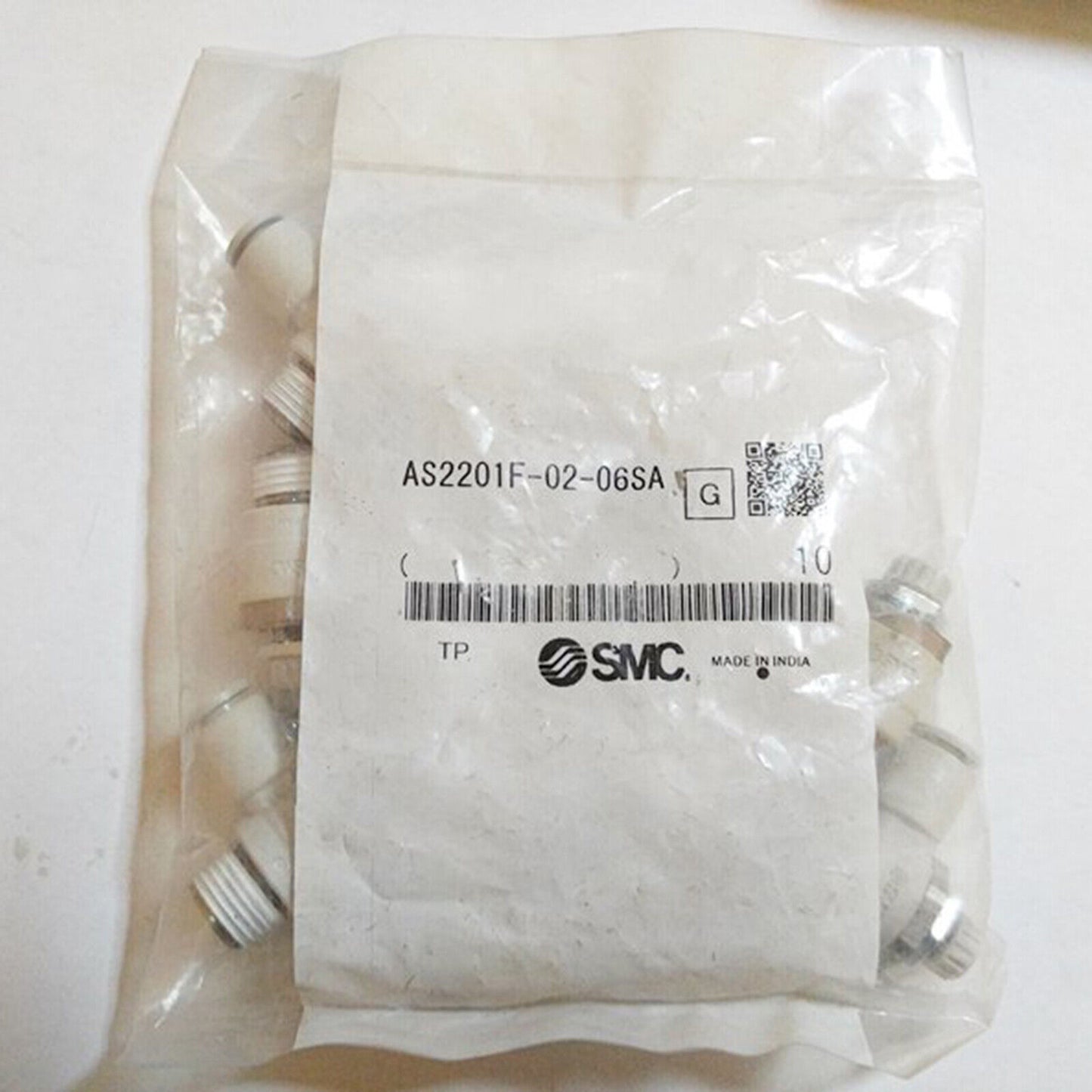 SMC Throttle Valve AS2201F-02-06SA 10PCS Bag - SMC