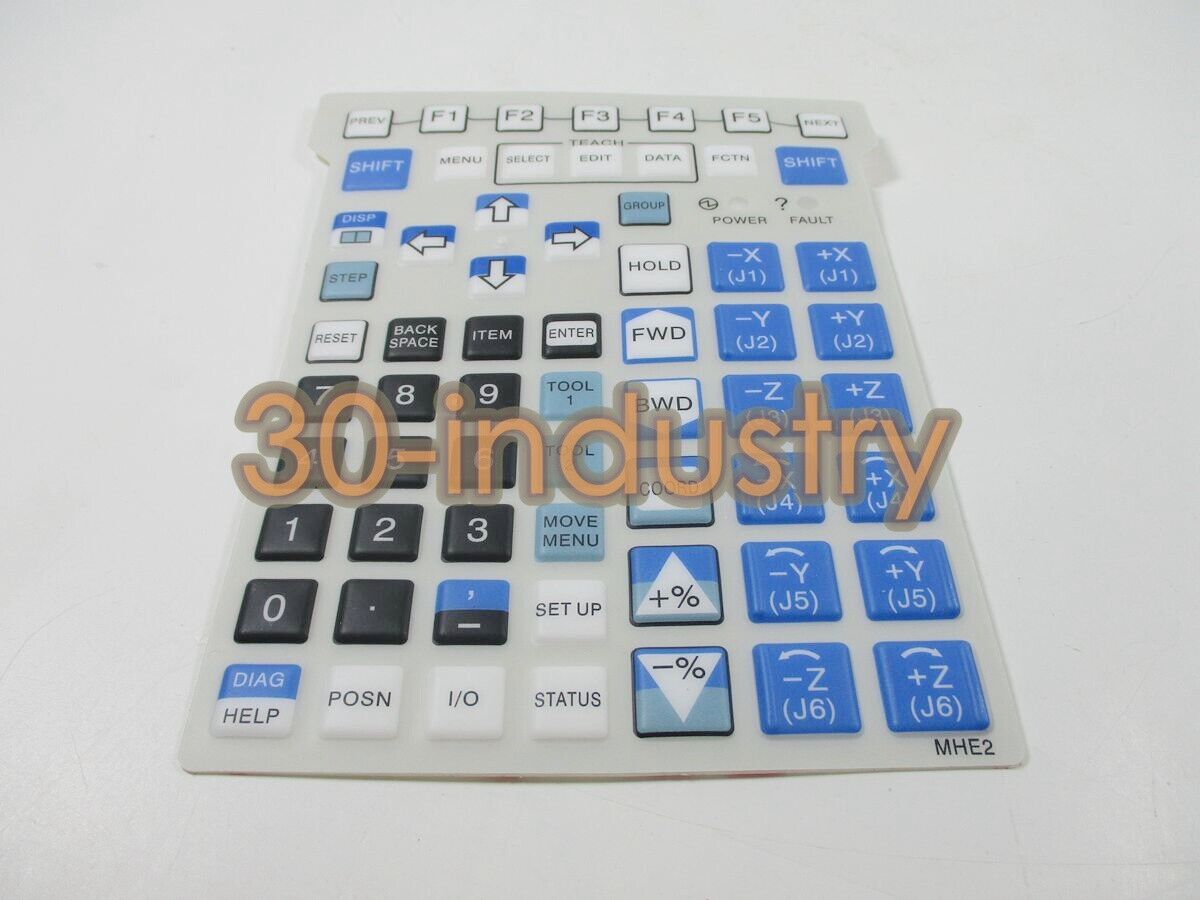 Fanuc A05B-2518-C202 SGL Membrane Keypad for MHE2 Teach Pendant - FANUC