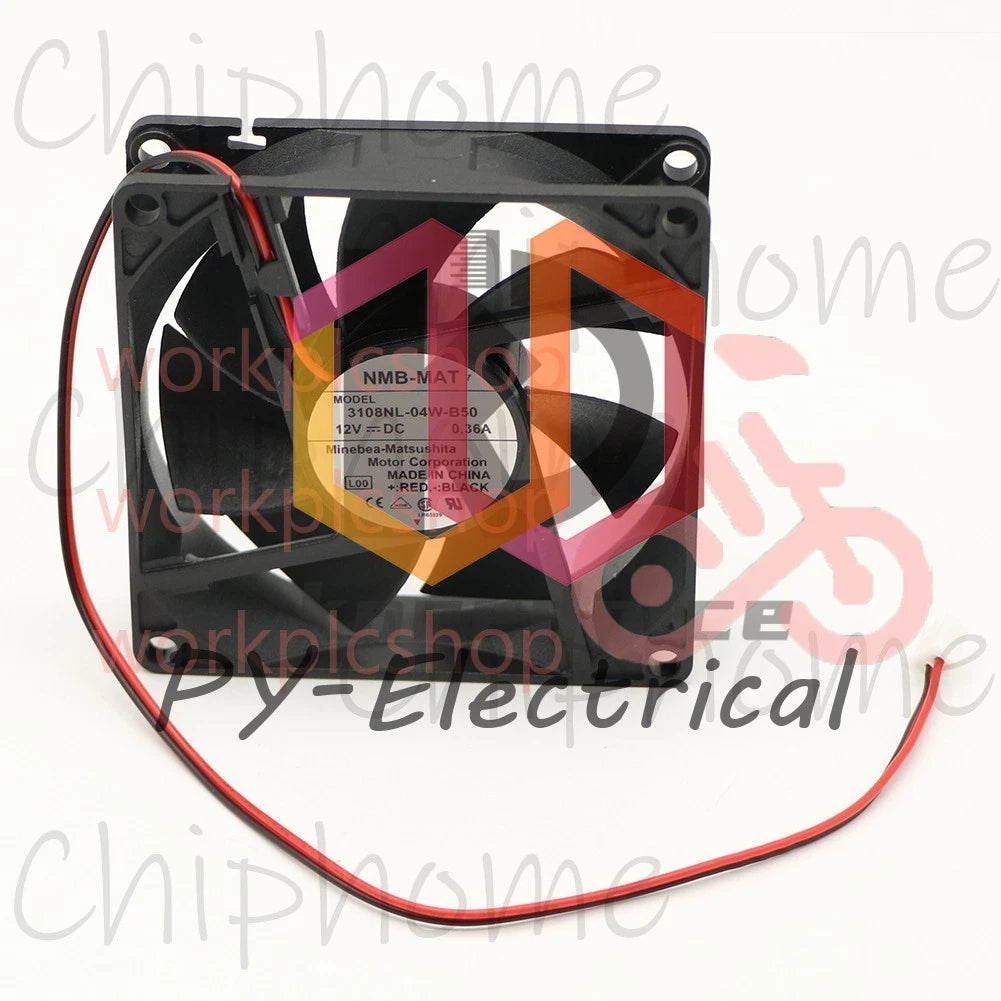 NMB-MAT 8020 3108NL-04W-B50 DC12V 0.36A chassis power supply 8CM cooling fan