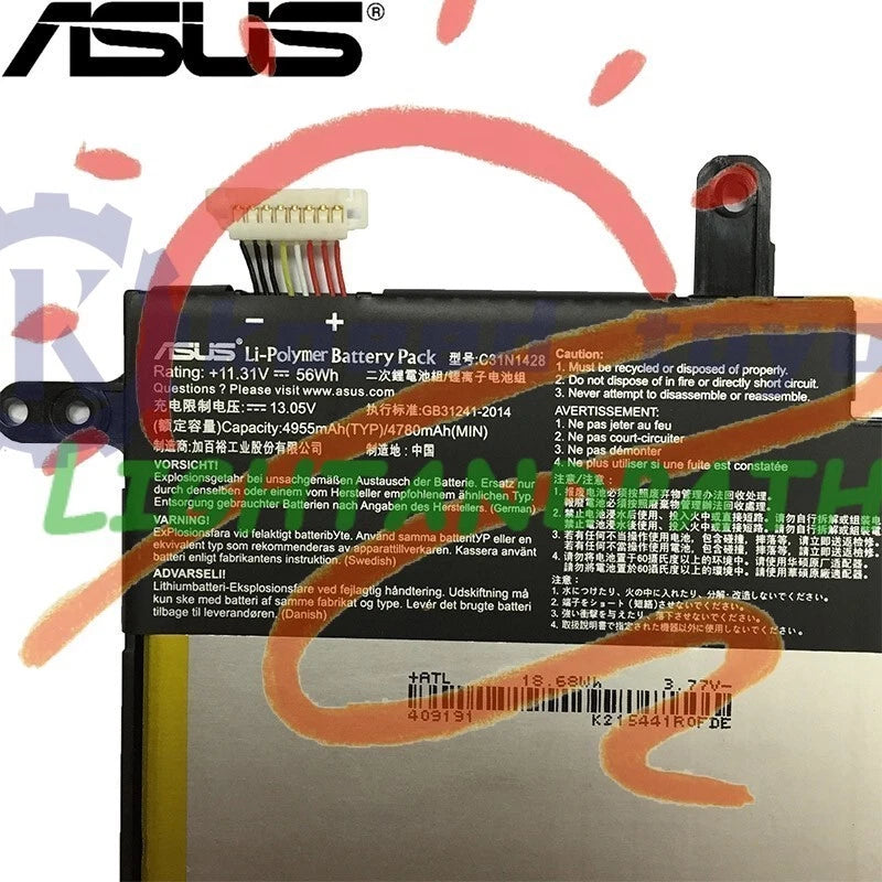 C31N1428 Battery for ASUS Zenbook UX305 UX305LA UX305UA Series 56Wh #Li