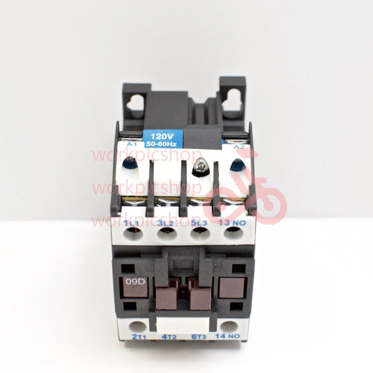 NHD C-09D10E7 magnetic contactor for 3HP motor, 120V coil, normally open