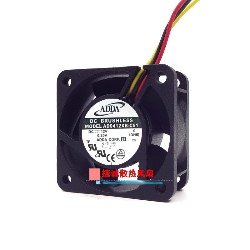 ADDA AD0412XB-C514020 12V 0.2A 4CM Power Supply Case Cooling Fan