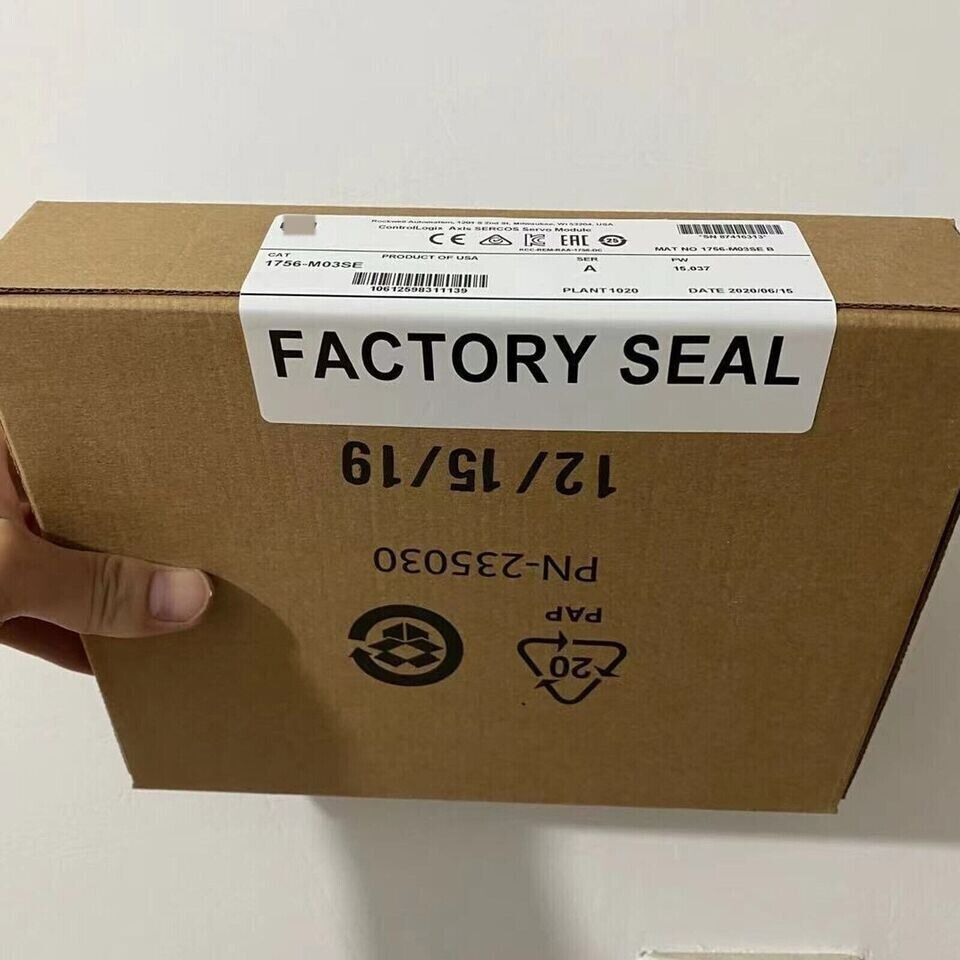 ControlLogix AB 1756-M03SE 3 Axis SERCOS Interface Module Factory Sealed, High-Performance SERCOS Controller - CONTROLLOGIX