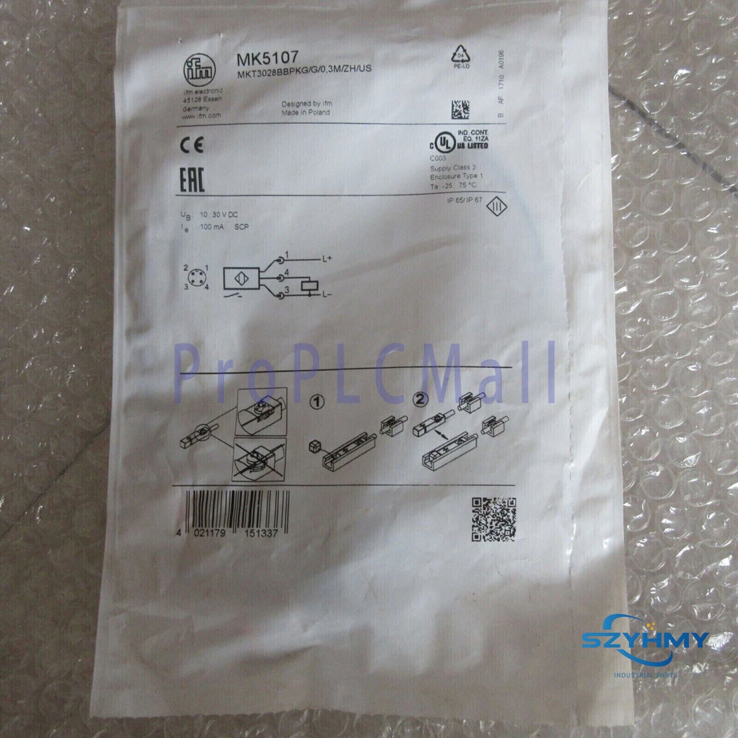 IFM MK5107 Proximity Switch Sensor Free Shipping 1PCS