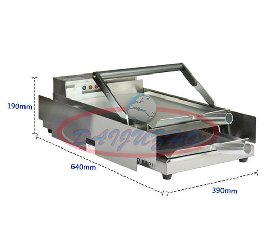new one Commercial Hamburger Baking Machine Hamburg Double Layer Batch Bun Toaster - BAKER'S JOY