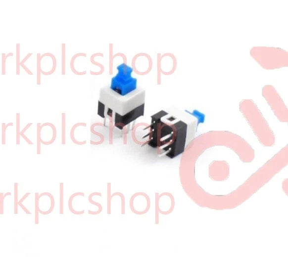 50Pcs Latching 7x7mm Mini Tactile Push Button Switch On-Off DIP-6pins