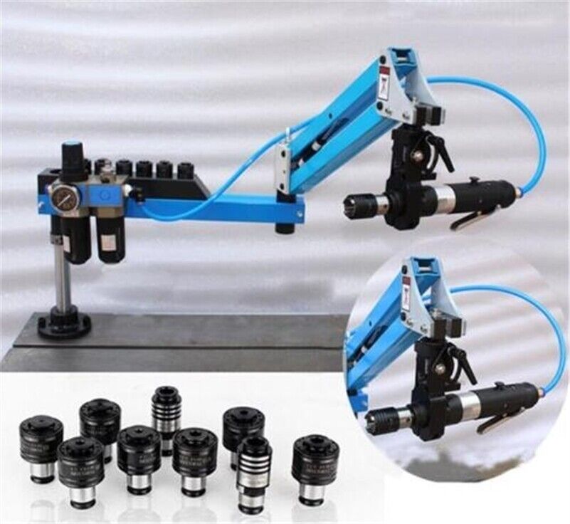 New Tapping Machine M3-M12 Universal Flexible Arm Pneumatic System - XYZ TOOLS