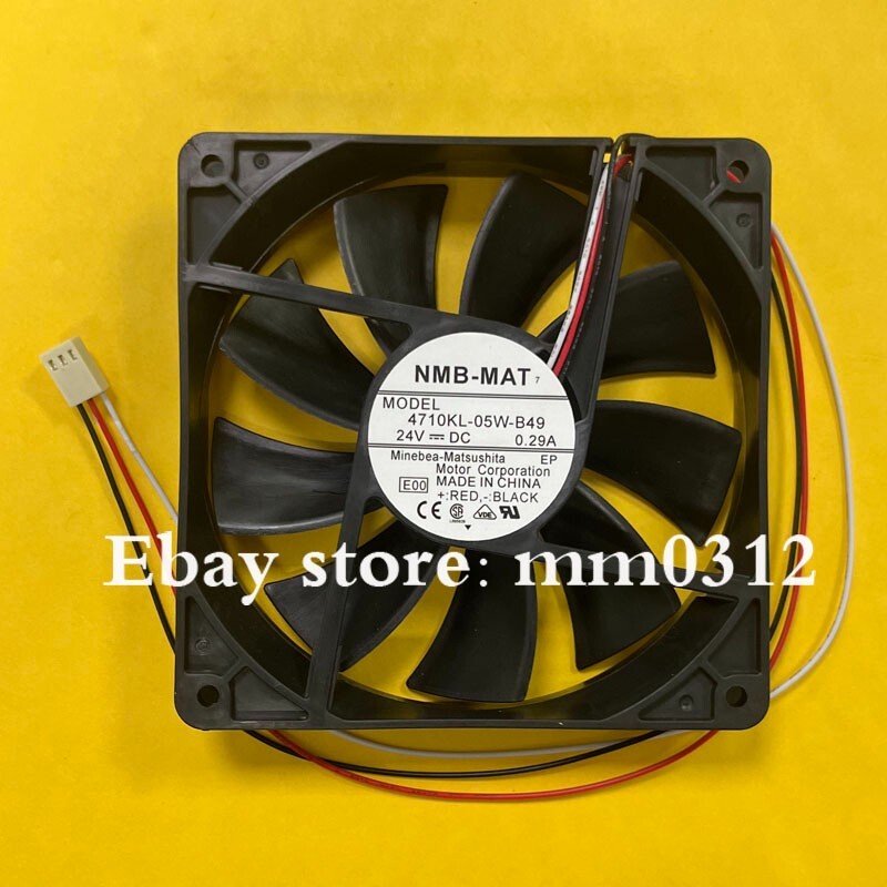 1pcs NMB-MAT7 4710KL-05W-B49 12025 DC24V 0.29A 12CM 3-Pin equipment fan
