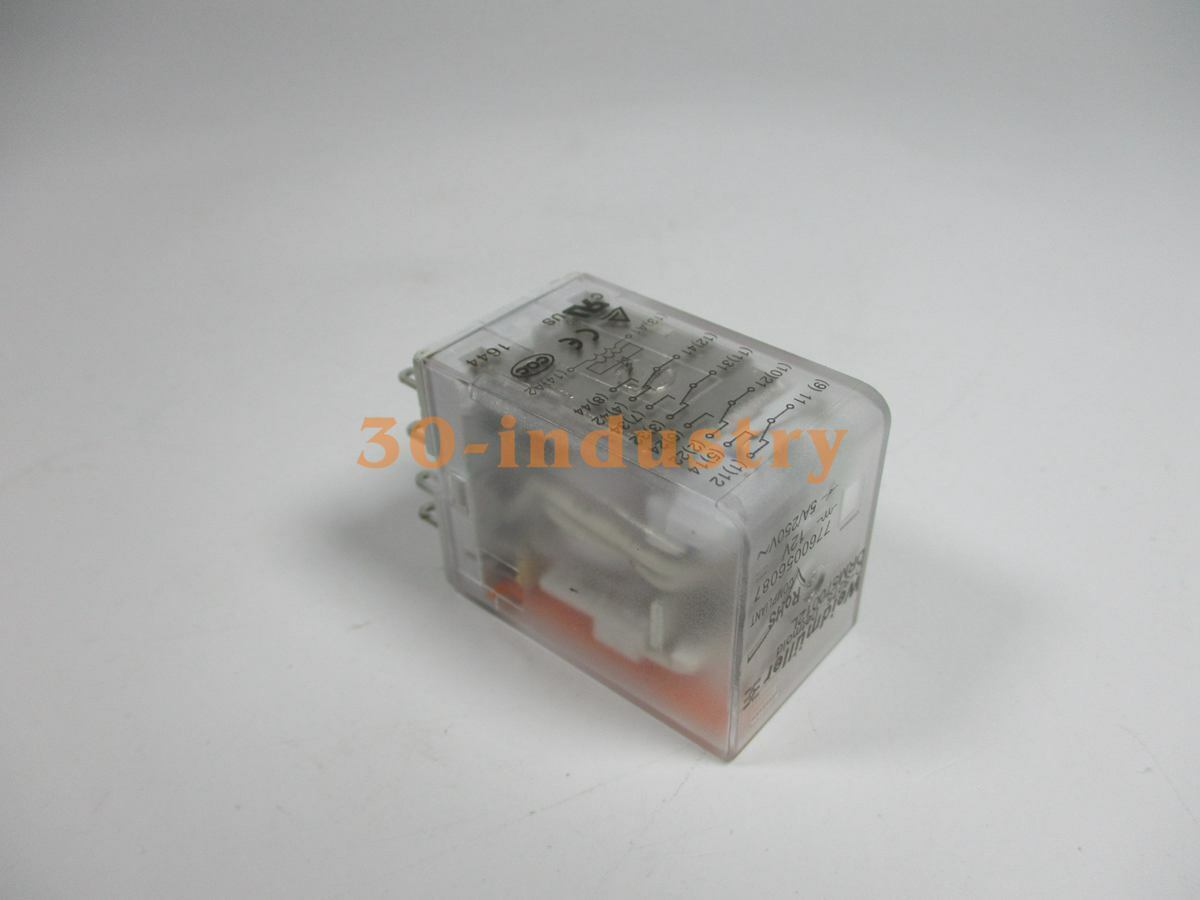 Weidmüller DRM570012L 20PCS Box Intermediate Relay 12V 14 Feet - WEIDMÜLLER