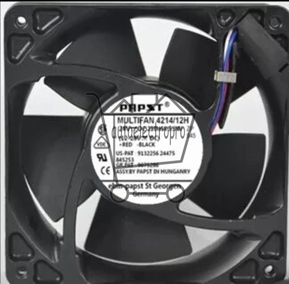 1Pcs PAPST 4214/12H 24V 5.3W 12CM fan for free shipping