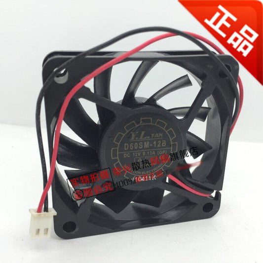 New Y.L.FAN D60SM-12B 12V 0.13A 6cm Power Inverter Cooling Fan - Y.L.FAN