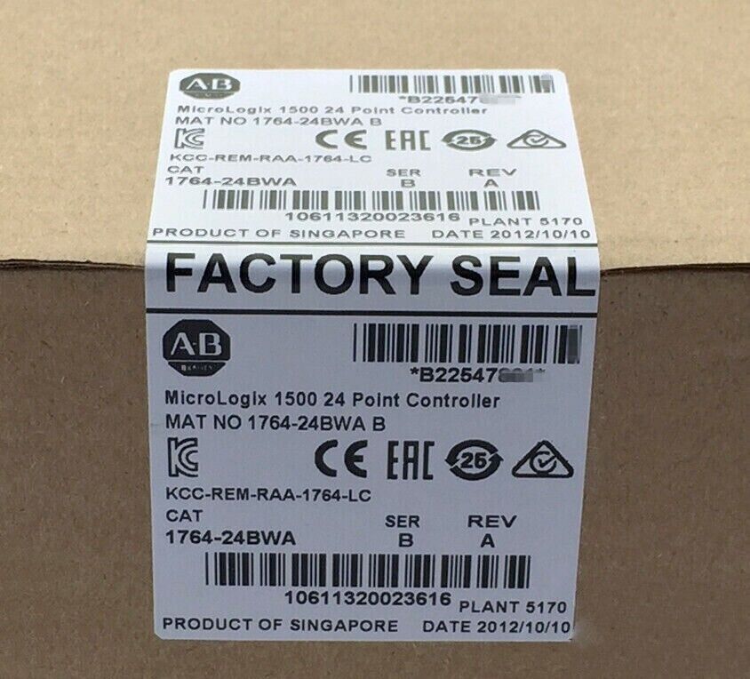 Allen-Bradley 1764-24BWA MicroLogix1500 24 Point Controller 176424BWA