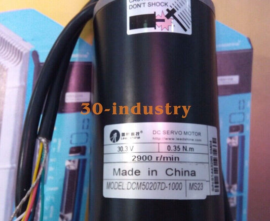 Leadshine DCM50207-07D-1000 DC Servo Motor, 120W, 30.3V, 0.35Nm - LEADSHINE