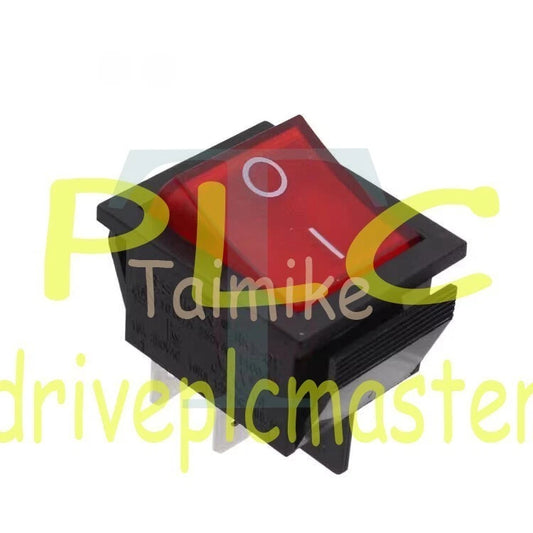 SOKEN RK1-01 4 pins 2 Positions Rocker Switch 16A 250VAC With Red Light